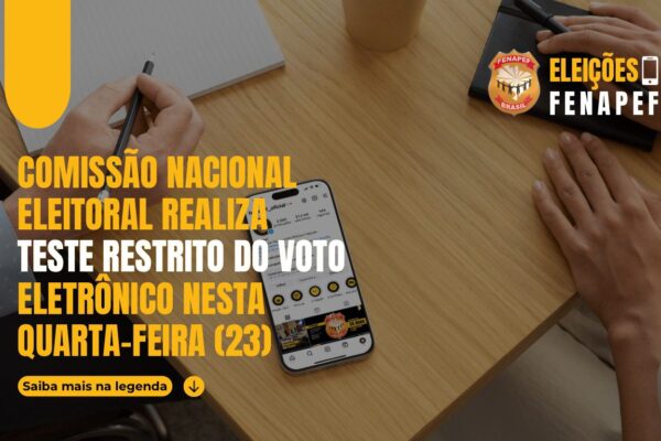 Comissão Eleitoral Nacional realiza teste restrito do voto eletrônico nesta quarta-feira (23)